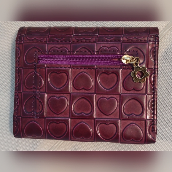 New Claudia Canova Couture Wallet Pink Faux Leather Coin Purse Card Holder - Picture 2 of 7